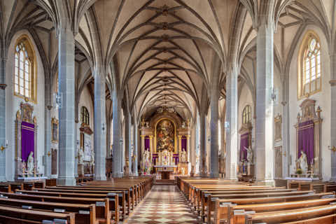 Gemeinde Altötting Landkreis Altötting Stiftskirche Innen (Dirschl Johann) Deutschland AÖ
